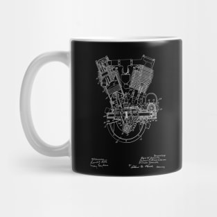 internal combustion engine Vintage Patent Drawing Mug